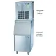 MÁQUINA DE HIELO EN CUBOS NUGGET - Mod. SON 300 - APTO PARA LA PREPARACIÓN CÓCTELES Y CUBATAS - PRODUCTIVIDAD CON ENFRIAMIENTO POR AIRE HASTA kg 270/24 h - PRODUCTIVIDAD CON ENFRIAMIENTO POR AGUA HASTA kg 270/24 h  - Dim. cm L 53,8 x P 66,3 x H 64,5/69,5