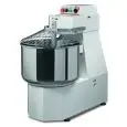AMASADORA DE ESPIRAL CON CABEZAL FIJO mod SP 60 - Alimentación V 400 trifásica - 2 velocidades - Capacidad de la cuba Lt 85 - Peso de la masa 215 kg - Potencia de 1,5/3 kW - Norma CE