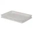 CONTENEDOR AGUJEREADO PASTA Y PIZZA de POLIPROPILENO - Capacidad Lt. 12 - Medidas Externas cm. L 60 x P 40 x 7 h