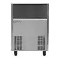 MÁQUINA DE HIELO EN CUBITOS MACIZOS SISTEMA DE DUCHAS - Mod SS 95 - TIPO DE CUBITO M/L - CUBITO gr 22/40 - PRODUCCIÓN CON MOTOR ENFRIADO POR AIRE DE HASTA 82 kg/24h - PRODUCCIÓN CON MOTOR ENFRIADO POR AGUA DE HASTA 81 kg/24h - Dim cm L 64,5 x P 64,5 x H 8