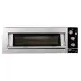 Horno pizza FM eléctrico - mod. STZ 433 M - Capacidad 4 pizzas Ø 33 cm - Potencia 5,6 kw - Trifásico 400v-50/60hz - Medidas de la cámara: 820x720x190 - Temperatura máxima: 400°C - Dim. Ext. 1090x990x390 - Peso 110 kg