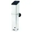 RONER - CALENTADOR TERMOREGULADO SOUS-VIDE - Mod SV130 - Estructura de acero inoxidable - Capacidad Lt 20 ÷ 30 - Alimentación monofásica - Potencia W 1500 - Dimensiones cm L 7,1 x P 14,6 x H 34
