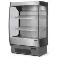 EXPOSITOR MURAL REFRIGERADO - MOD. LIDO FV INOX - Para FRUTA y VERDURA - VENTILADO - Temperatura mínima de trabajo °C +6/+8 - AUTOSERVICIO - MODULAR - CE
