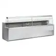 Mostrador de alimentos refrigerados - Mod TIBET VD - Estático - Temperatura °C +4/+6 - Profundidad de superficie de pantalla: 52 cm