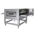 HORNO TÚNEL A GAS PARA PIZZA - MOD. VPG65 - Ventilado - En acero inoxidable - Dimensiones de la cámara cm L 65 x P 100 x H 10 - Potencia 19,50 kW - Norma CE