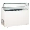 VITRINA HELADO - MOD. TOP 7 - Temperatura -15°/-20° C - Capacidad Lt 293 - Medidas cm. L 135 x P 67,5 x h 117,5 - PESO Kg. 99 - Homologación CE
