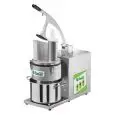 CORTADORA DE VERDURAS - Mod TV4000 TRF - Estructura de acero inoxidable AISI 304 - 5 discos incluidos - Alimentación trifásica 230-400V/3/50Hz - Potencia 370 W - Dimensiones cm L 28 x P 63 x H 55