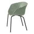 BUTACA UNI-KA - MOD. 594 - ESTRUCTURA DE 4 PATAS DE ACERO - ARMAZÓN DE POLIETILENO - ALTURA ASIENTO cm 47 - ACABADO CROMADO PARA INTERIORES - ACABADO BARNIZADO PARA INTERIORES/EXTERIORES - APILABLE - CONFECCIÓN DE N. 4 UNIDADES - Medidas Cm A 59 x F 55 x