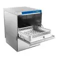 LAVAVAJILLAS PROFESIONAL ELECTRÓNICO DE AGUA LIMPIA - MOD UNICA 50 P - ALIMENTACIÓN TRIFÁSICA - ALTURA ÚTIL MÁXIMA cm 34 - CESTA CUADRADA cm 50x50 - CICLO (seg -) 180/240 - DOSATORE DI BRILLANTANTE E DETERGENTE TEMPORIZZATO - Dimensiones exteriores cm L 6