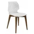 SILLA UNI - MOD. 562 - ESTRUCTURA A 4 PATAS DE HAYA - ARMAZÓN DE POLIPROPILENO - ALTURA ASIENTO cm 46 - PARA INTERIORES - EMBALAJE DE N. 2 UNIDADES - Medidas Cm A 48 x F 53 x H 79 - HOMOLOGACIÓN CE