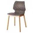 SILLA UNI - MOD. 577 - ESTRUCTURA A 4 PATAS DE HAYA - ARMAZÓN DE POLIPROPILENO - ALTURA ASIENTO cm 47 - PARA INTERIORES - EMBALAJE DE N. 2 UNIDADES - Medidas Cm A 45 x F 53 x H 80 - HOMOLOGACIÓN CE