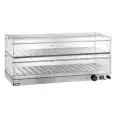 VITRINA CALIENTE - MOD. VBR47 - Estructura de acero inox - N. 2 estantes - Termostato +30°/+ 90° C - Alimentación V230 50/60 Hz