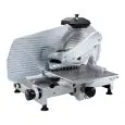 CORTADORA DE FIAMBRE VERTICAL CHARCUTERÍA mod. VPR 350 MN (MONOFÁSICO) - Homologación CE - RoHS - Cuchilla Ø 350 de acero inoxidable - Corte útil mm L 335 x P 260 - Afilador fijo