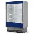 EXPOSITOR MURAL REFRIGERADO CON PUERTAS CORREDERAS - MOD. VULCANO VS 60 BARNIZADO - Apto para CHARCUTERÍA y LÁCTEOS - Cristales correderos - BAJO CONSUMO ENERGÉTICO - VENTILADO - Temperatura mínima de trabajo °C +3/+5 - AUTOSERVICIO - NO CANALIZABLE - CE