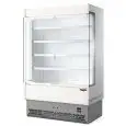 EXPOSITOR MURAL REFRIGERADO CON PUERTAS ABATIBLES - MOD. VULCANO VB 60 VERNICIATO - IDEAL PARA EMBUTIDOS Y PRODUCTOS LÁCTEOS - de BAJO CONSUMO ENERGÉTICO - VENTILADO - Temperatura mínima de trabajo °C +3/+5 - AUTOSERVICIO