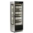 EXPOSITOR REFRIGERADO PARA VINOS - Mod. WINE CLASS - Capacidad Lt. 376 - Temperatura +5/+15 °C - POTENCIA W 245 - Alimentación monofásica - Dimensiones cm L 61 x P 60,5x 184,3 h - CE