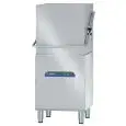 LAVAVAJILLAS Y LAVAPLATOS PROFESIONAL DE CÚPULA ELECTRÓNICO DE ACERO INOX - MOD. 110AL - ALIMENTACIÓN TRIFÁSICA - SISTEMA CONTROL ELECTRÓNICO GESTIÓN LAVADO - ALTURA PUERTA ÚTIL cm 39 - CESTA CUADRADA cm 50x50 - CICLO (seg) 60/90/120/240  - DISPENSADOR DE
