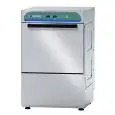 LAVAVASOS ELECTRÓNICO DE ACERO INOX - MOD. 25AL - ALIMENTACIÓN MONOFÁSICA - SISTEMA CONTROL ELECTRÓNICO GESTIÓN LAVADO - ALTURA PUERTA ÚTIL cm 24 - CESTA CUADRADA cm 35X35 - CICLO (seg) 90/120/150/180 - DISPENSADOR DE DETERGENTE Y ABRILLANTADOR REGULABLE 