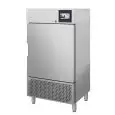 ABATIDOR DE TEMPERATURA Y DESCONGELADOR PLUS MACCHEF - MOD. AS 10 PLUS - PANEL DE PANTALLA TÁCTIL - Enfriamiento por aire - Capacidad de bandejas: N.10 x GN 1/1 (cm 53x32,5) o N. 10 cm 60x40 - Rendimiento de enfriamiento: +70° +3° (Kg 36) - Rendimiento de