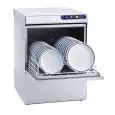 LAVAVAJILLAS PROFESIONAL MECÁNICO DE ACERO INOX - MOD. ES53 - ALIMENTAZIONE TRIFASE - ALTURA ÚTIL MÁXIMA DE VASOS cm 30,5 - ALTURA ÚTIL MÁXIMA DE PLATOS cm Ø 32 - CESTA CUADRADA cm 50x50 - CICLO (seg.) 120/180 - DOSIFICADOR DE ABRILLANTADOR HIDRÁULICO - D