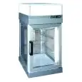 VITRINA DE ENCIMERA REFRIGERADA CON PANTALLA PANORÁMICA - MOD. TEK/96 - ESTRUCTURA EXTERIOR DE ALUMINIO OXIDADO - VIDRIO DE BAJA EMISIVIDAD - TEMPERATURA °C +5/-25 - FUENTE DE ALIMENTACIÓN MONOFÁSICA - POTENCIA W 500 - REFRIGERACIÓN VENTILADA - GAS REFRIG