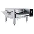 HORNO DE CINTA DE GAS PARA PIZZA - Mod. C/50 GAS - Modular y Apilable - De acero inox - Medidas de la cámara cm L 50 x P 75 x 10 h - Potencia 20,1 Kw - CE