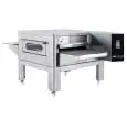 HORNO DE CINTA DE GAS PARA PIZZA - Mod. C/65 GAS - Modular y Apilable - De acero inox - Medidas de la cámara cm L 65 x P 100 x 10 h - Potencia 22,6 Kw - CE