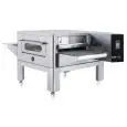 HORNO ELÉCTRICO DE CINTA PARA PIZZA - Mod. C/65 - Modular y apilable - De acero inox - Medidas de la cámara cm L 65 x P 100 x 10 h - Potencia 18,4 Kw - CE