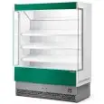 EXPOSITOR MURAL REFRIGERADO - MOD. VULCANO 80 BARNIZADO F/V - Para FRUTA y VERDURA - VENTILADO - Temperatura mínima de trabajo °C +6/+8 - AUTOSERVICIO - NO MODULAR - CE