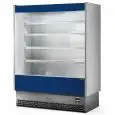 EXPOSITOR MURAL REFRIGERADO CON COSTADOS CIEGOS - MOD. VULCANO VC 80 VERNICIATO - APTO PARA EMBUTIDOS Y PRODUCTOS LÁCTEOS - DE BAJO CONSUMO - VENTILADO - TEMPERATURA MÍNIMA DE TRABAJO °C +3/+5 - NO MODULAR - CE