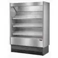 EXPOSITOR MURAL REFRIGERADO - MOD. VULCANO 80 INOX F/V - Para FRUTA y VERDURA - VENTILADO - Temperatura mínima de trabajo °C +6/+8 - AUTOSERVICIO - NO MODULAR - CE