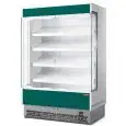 EXPOSITOR MURAL REFRIGERADO CON PUERTAS ABATIBLES - MOD. VULCANO VB 80 VERNICIATO - Para FRUTA y VERDURA - de BAJO CONSUMO ENERGÉTICO - VENTILADO - Temperatura mínima de trabajo °C +6/+8 - AUTOSERVICIO - NO MODULAR - CE